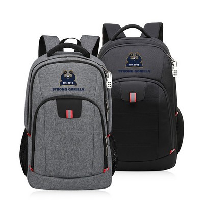 Utility 17" Anti-Theft Business Laptop Backpack