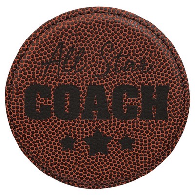 Leatherette Coaster
