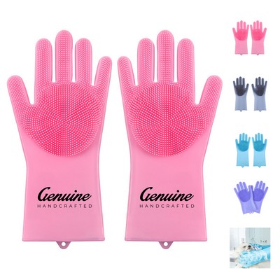 Silicone Cleaning Gloves