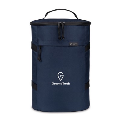 Renew Recycled rPET Backpack Cooler - AWARE™ - Navy