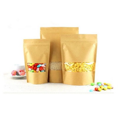 Transparent Window Zip-lock Food Bag