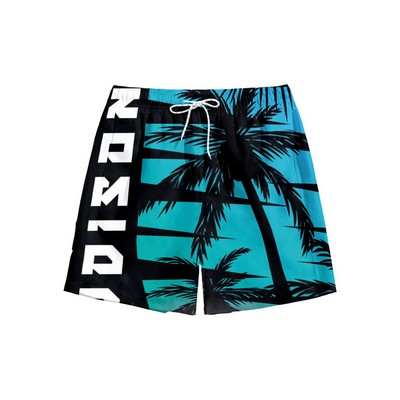Full Size Custom Print Shorts For Men