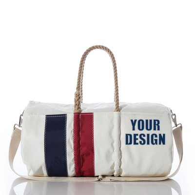 Verticle Stripe Duffel Bag