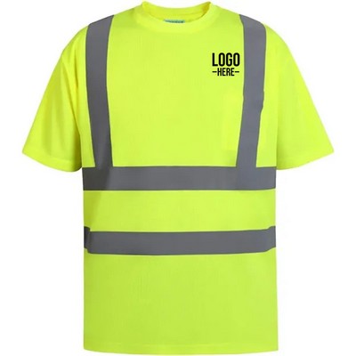 Class 2 Safety T-Shirt-Long Seeve