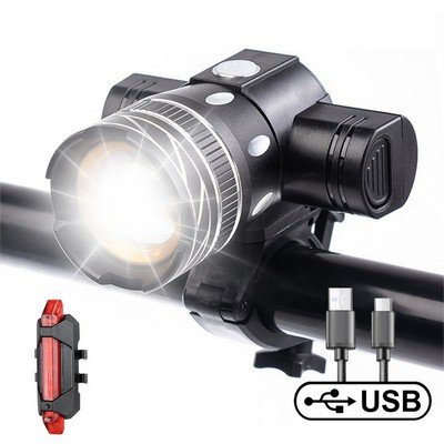 Bicycle lights with tail