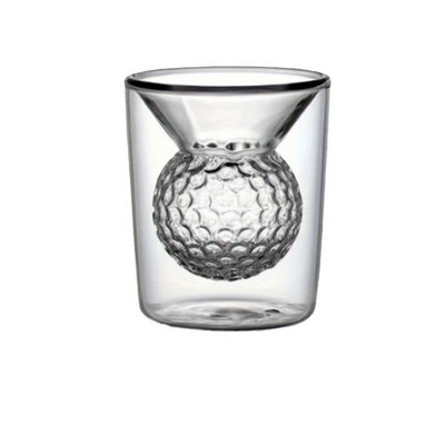 Golf Ball Shot Glass Cup