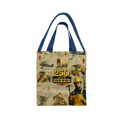 Shoulder Strap Full Bleed Canvas T-Bottom