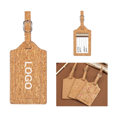 Sustainable Cork Luggage Tag