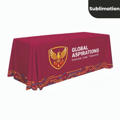 6' Economy Premium Polyester Table Throw