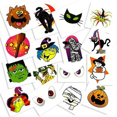 Temporary Glow In Th Dark Tattoos - 1.5"x2.5"
