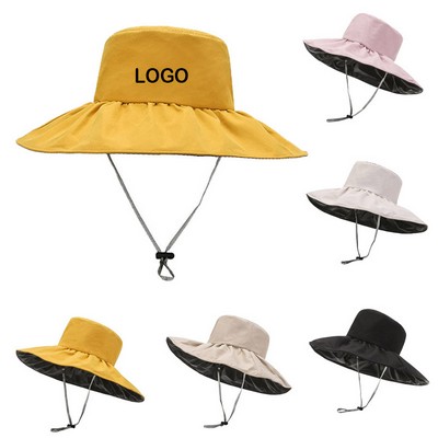 Summer Fashion Foldable Flat Top Fisherman Hat