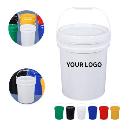 5 Gallon Plastic Bucket With Lid And Handle