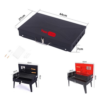 Instant Foldable Easy Portability BBQ Grill