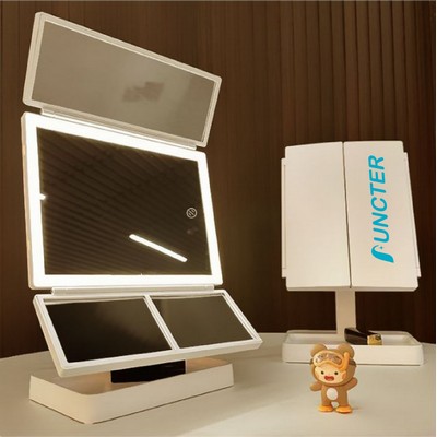 Car Sunvisor Vanity Mirror W/ 3 Light Settings
