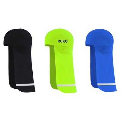 Hard Hat Sun Shade Neck Protector with Reflective Strip