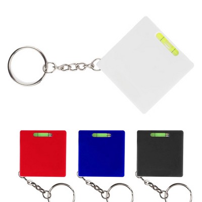 Mini Level Tape Measure Keychain