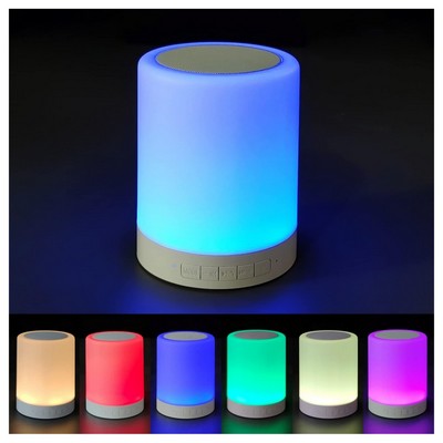 Touch Control Beside Lamp with Bluetooth Speaker