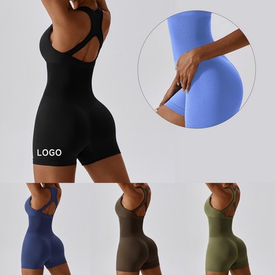 One Piece Backless Jumpsuit