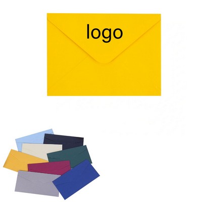 White Cardstock Commercial Style Invitation Envelope