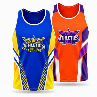 UPF Sublimated Reversible Mesh Tank Top Unisex & Kids