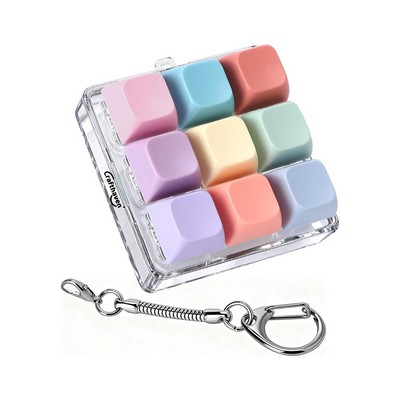 Fidget Clicker Keyboard Fidget Keychain