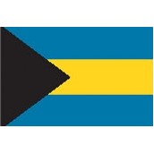 2'x3' Bahamas U.N. Nylon Outdoor Flag - Style C