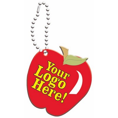 Apple Promotional Line Key Chain w/ Black Back (4 Square Inch)