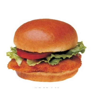 Chicken Sandwich Executive Magnet w/ Full Magnetic Back (8 Square Inch)