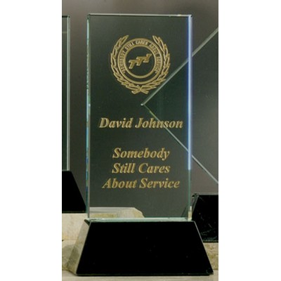 Jade Glass Rectangle Award (4"x6")
