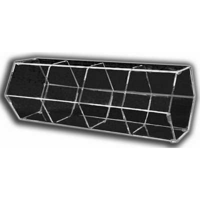 Divided Hexagonal Bins (8"x 24"x9 1/2")