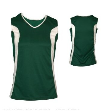 Adult Cool Mesh Multi Sport Jersey Shirt w/ Contrasting Front & Back Panel