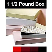 Gold Everyday Candy Box Tray w/32 Cavities (1 1/2 Lb.)