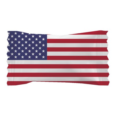 Hard Cinnamon Balls in a Flag Wrapper