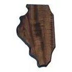 Illinois State Shaped Plaque (8¼"x13¼")