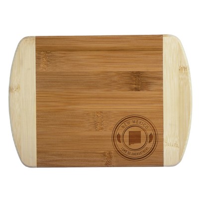 New Mexico State Stamp 2-Tone Bar Board