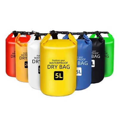 Outdoor Waterproof Sport Dry Bag with Adjustable Shoulder Strap 5L