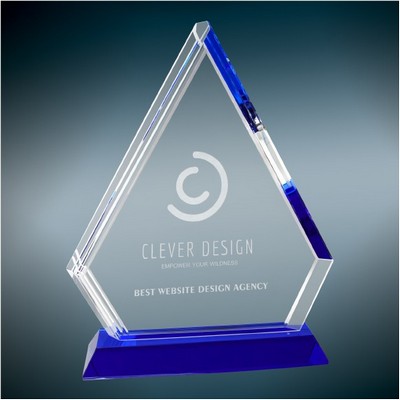 Master Diamond Crystal Award 9 3/4"H