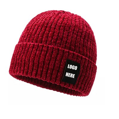 Economy Knit Beanie w/Custom Embroidery