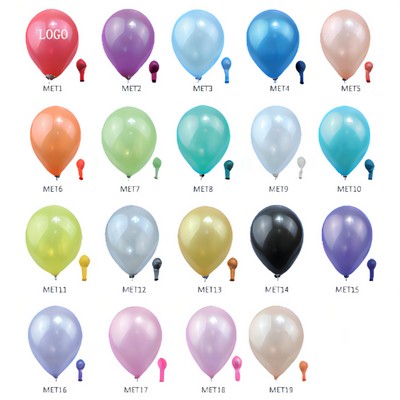 Custom 10" Natural Latex Balloon