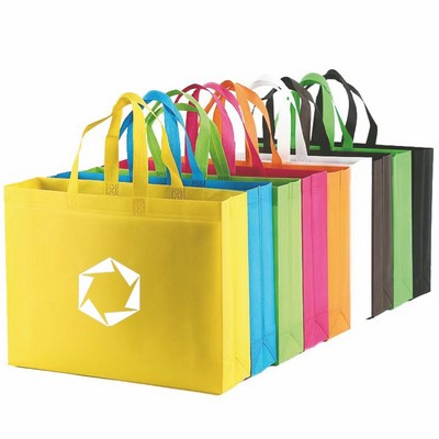 Reusable 80 GSM Non Woven Polypropylene Shopper Tote Bag