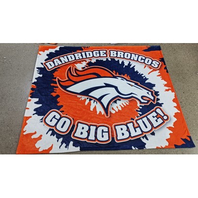 Sublimated Plush Blanket 50"x 60" 270 GSM