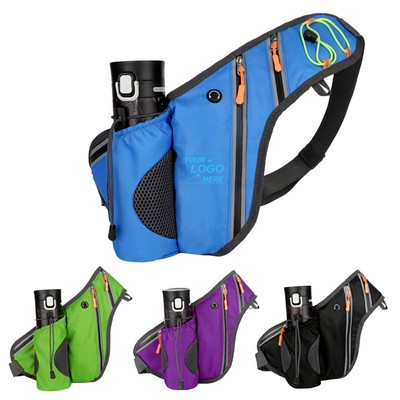 Running Waist Pack w/Water Bottle Holder