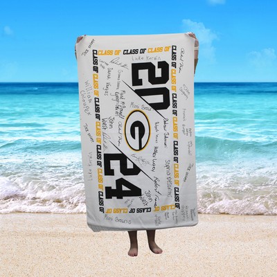 Microsuede Beach Towel (Color Splash)