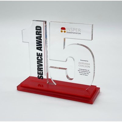 Acrylic Anniversary Numbers
