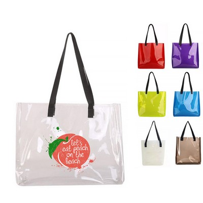 Transparent Shopper Tote Bag