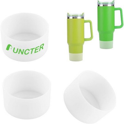 Transparent Silicone Heat-Insulating Cup Sleeve 3.5" Diameter