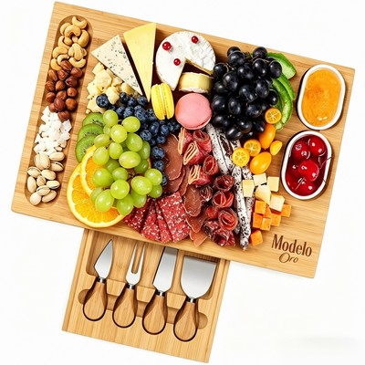 Crafted Bamboo Charcuterie Boards Set