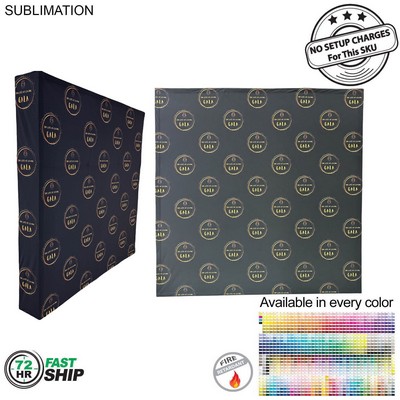 7.5' Straight Wall Full Height Tension Fabric Pop-up Display Kit w/Wrap End Caps