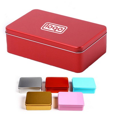 Storage Tin Box with Airtight Lid