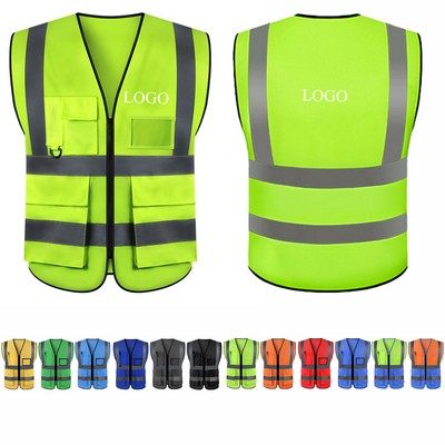 Adult Unisex Reflective Safety Vest
